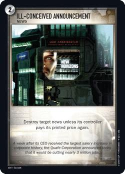 Ill-conceived Announcement